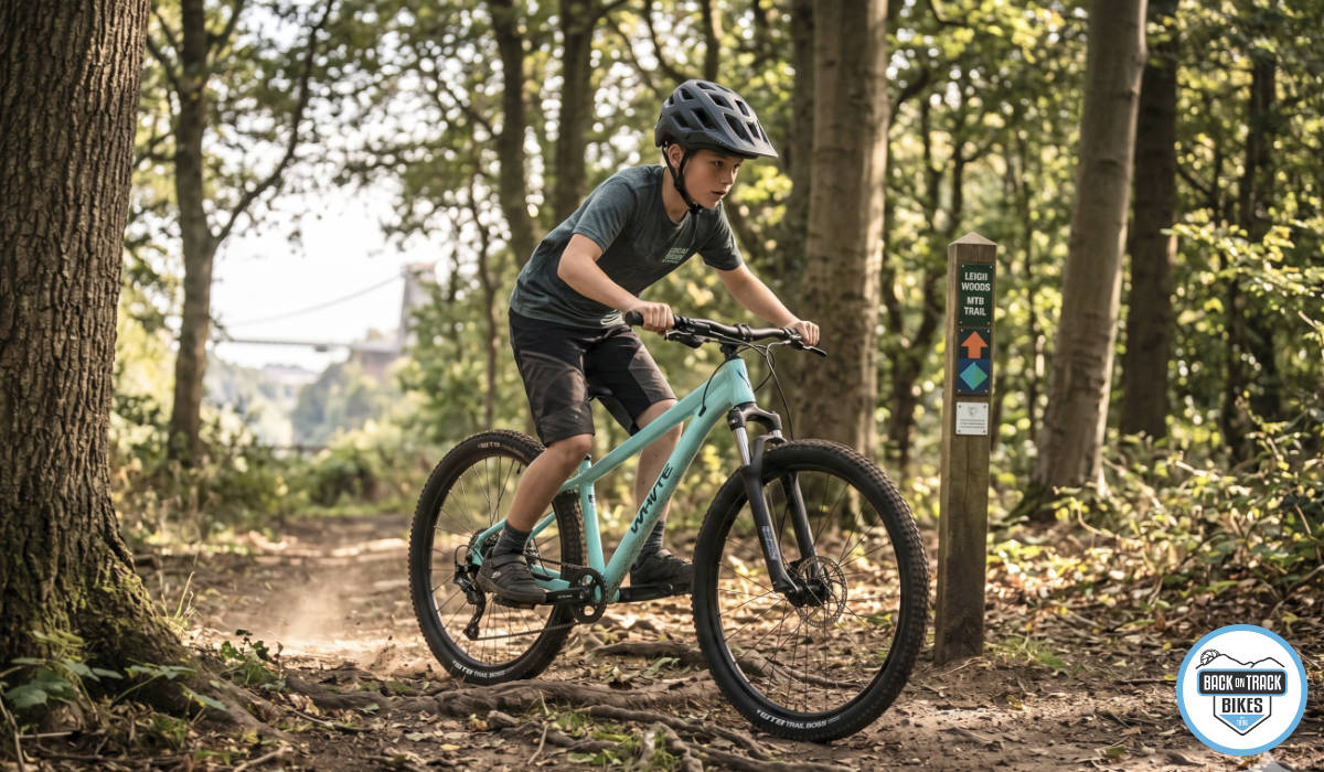 Looking for a proper youth mountain bike? We have the new Whyte Secta MX 26 and Secta 24 available at Back-on Track Bikes in Malvern. Real trail performance for younger riders.
